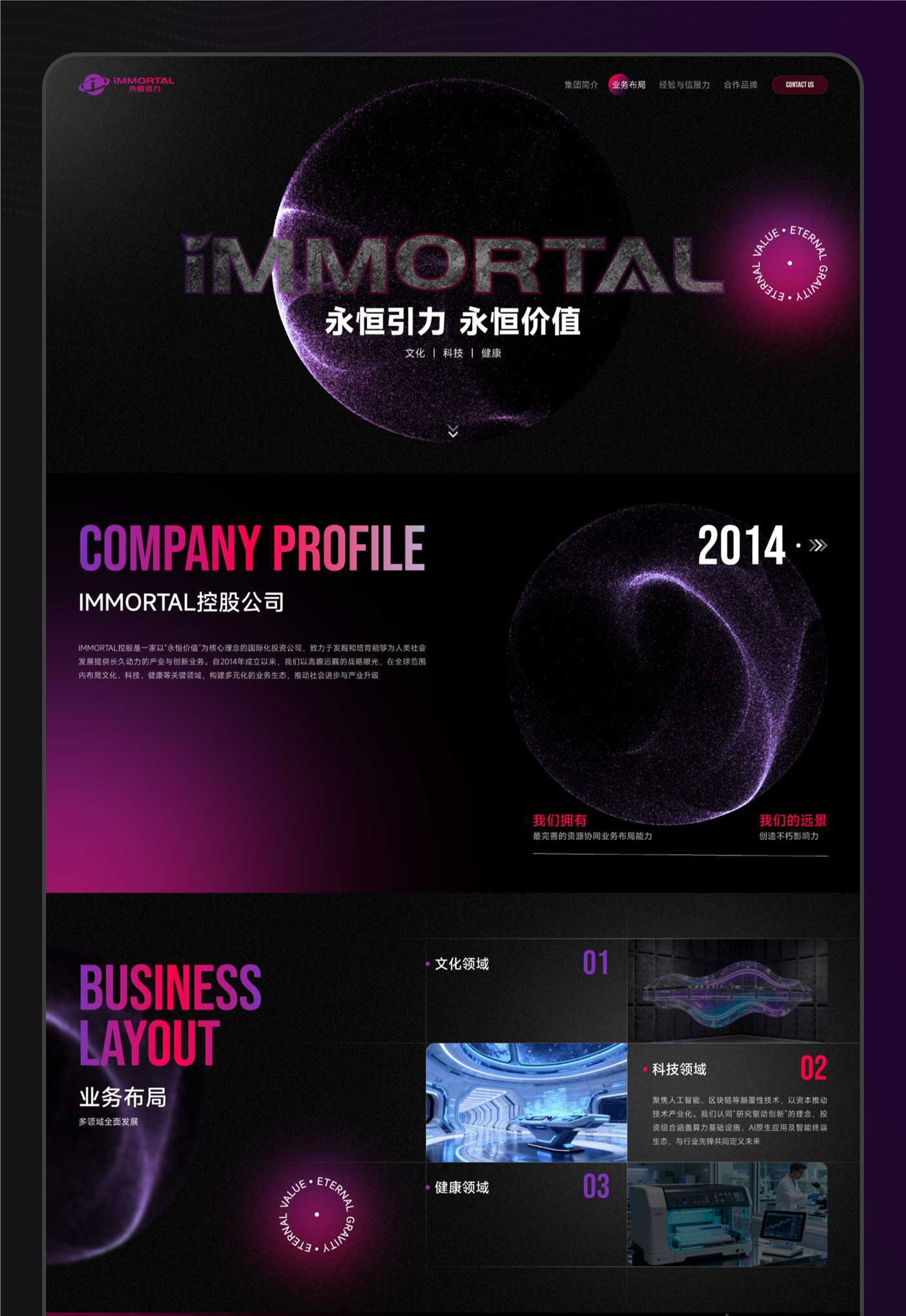 IMMORTAL控股
