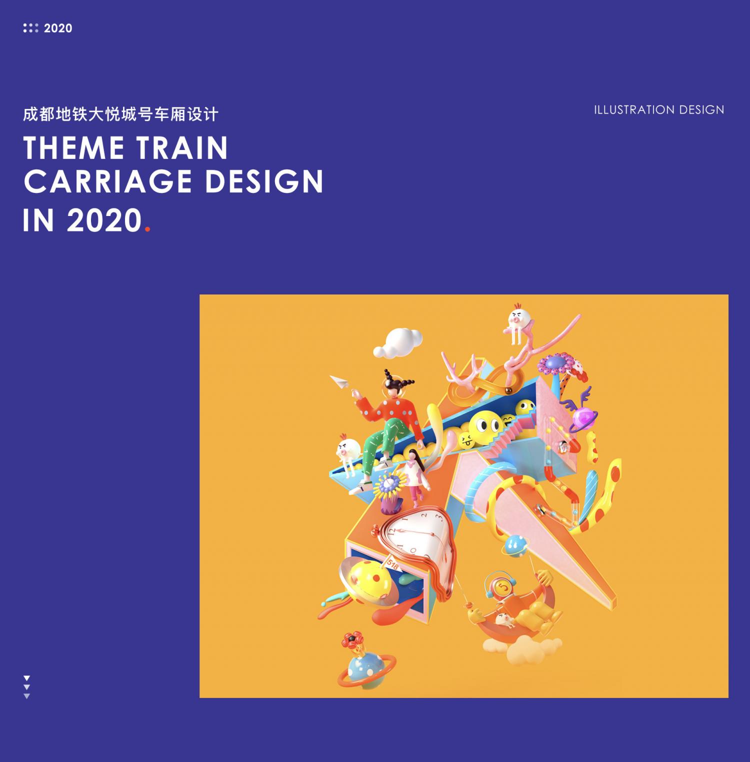 成都地铁3号线主题列车设计