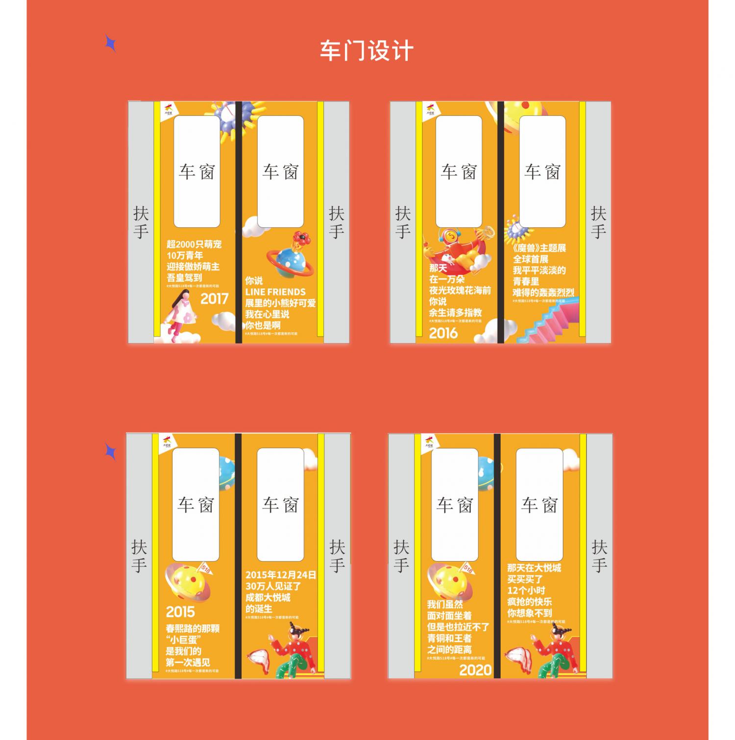 成都地铁3号线主题列车设计