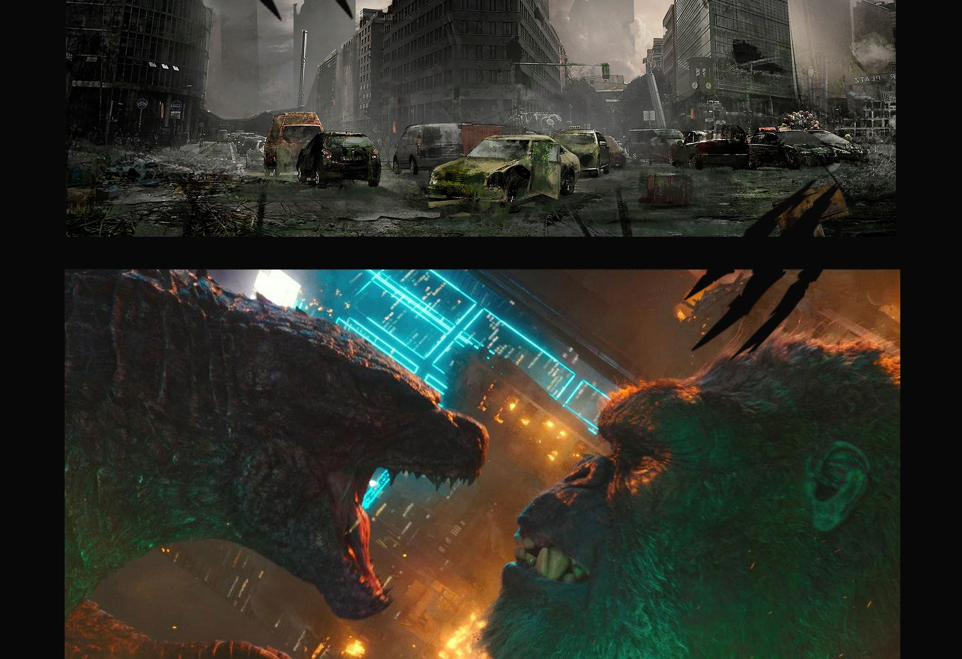 《哥斯拉大战金刚》互动游戏H5 