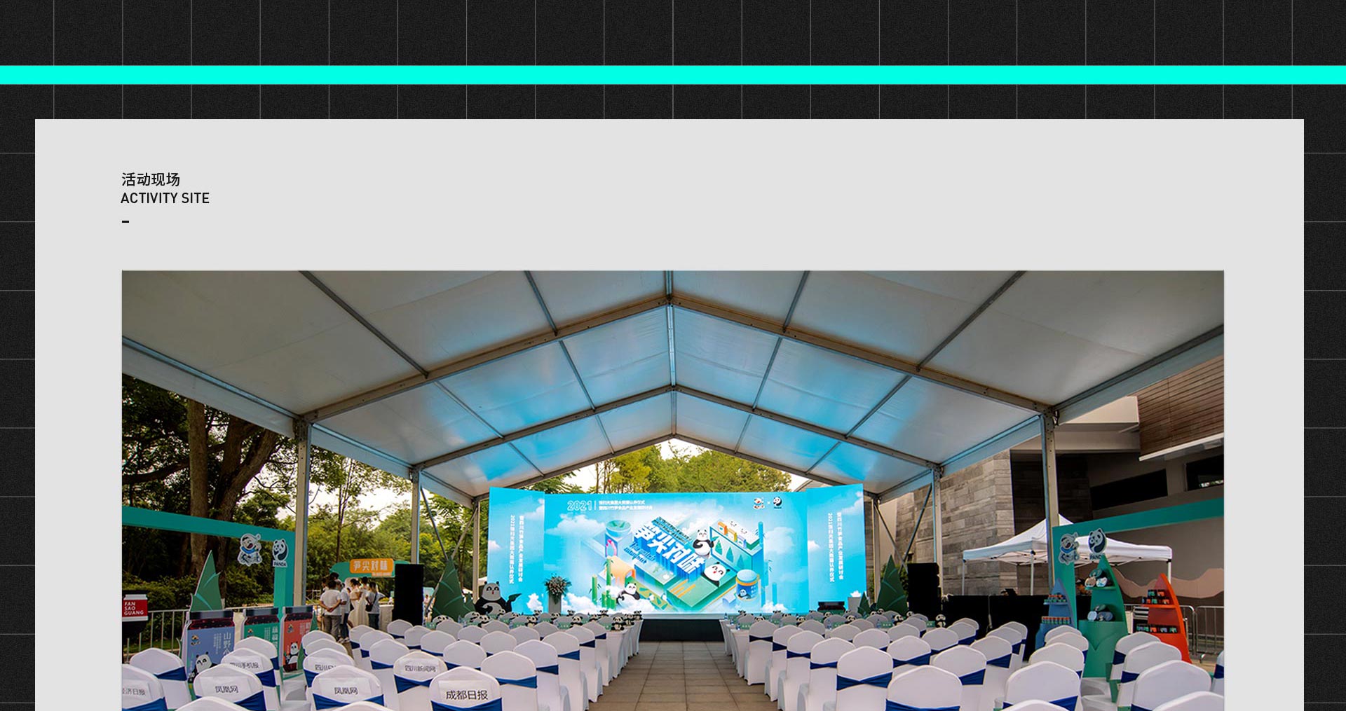 饭扫光集团大熊猫认养仪式