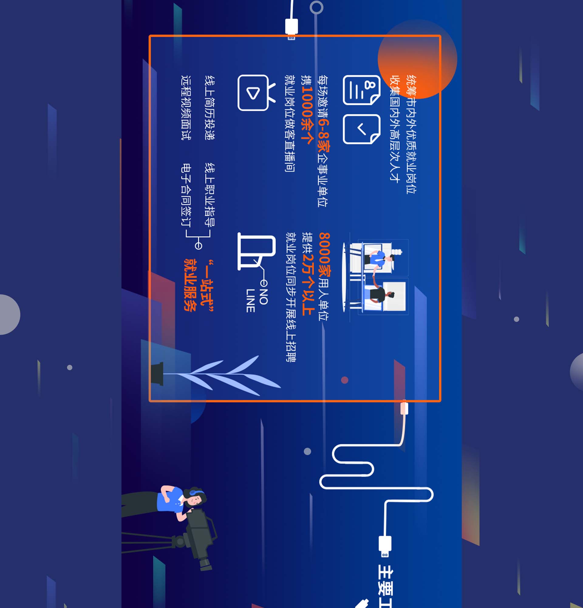 重庆英才&middot;职能您来长图H5