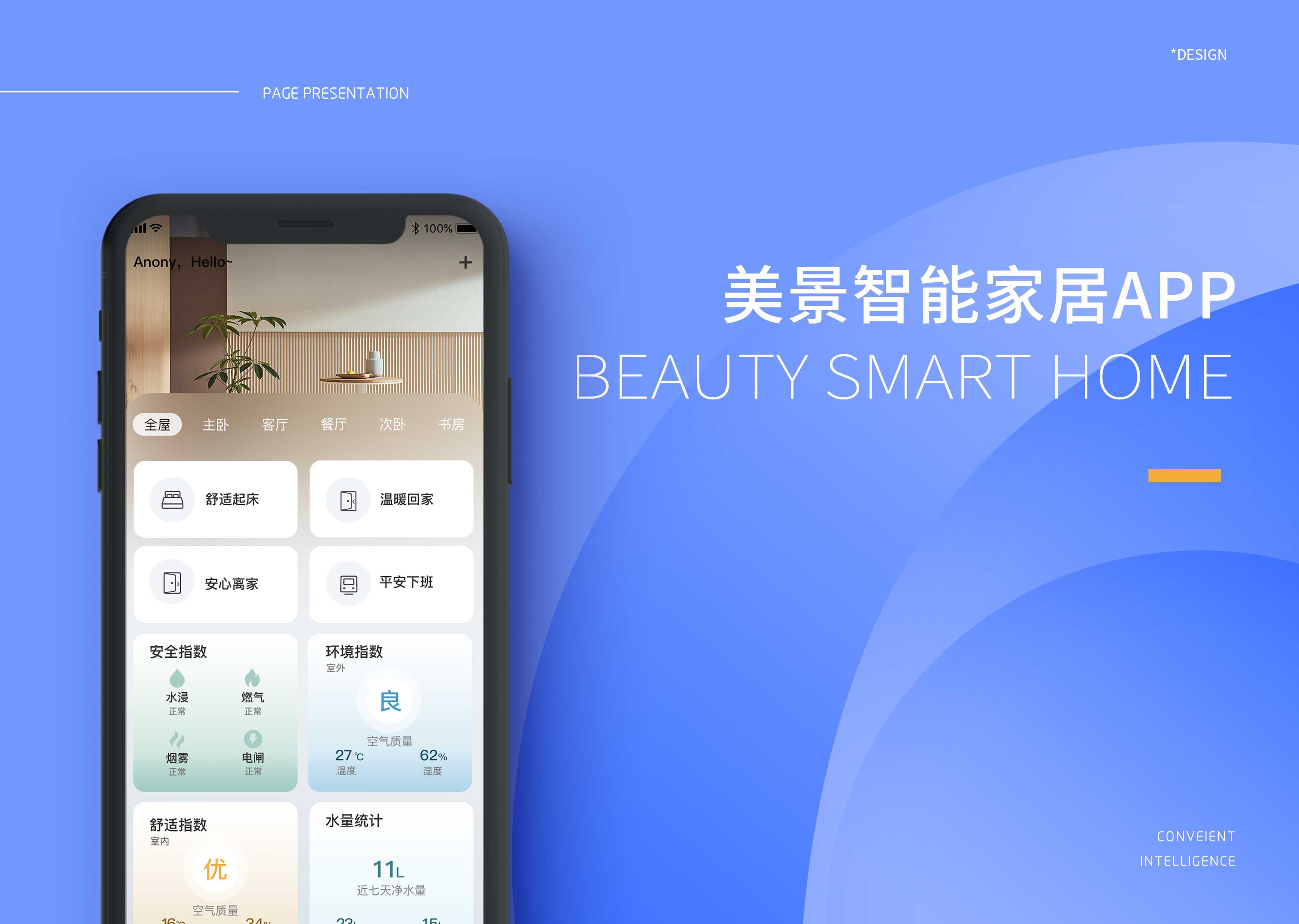 美景智能家居APP UI设计