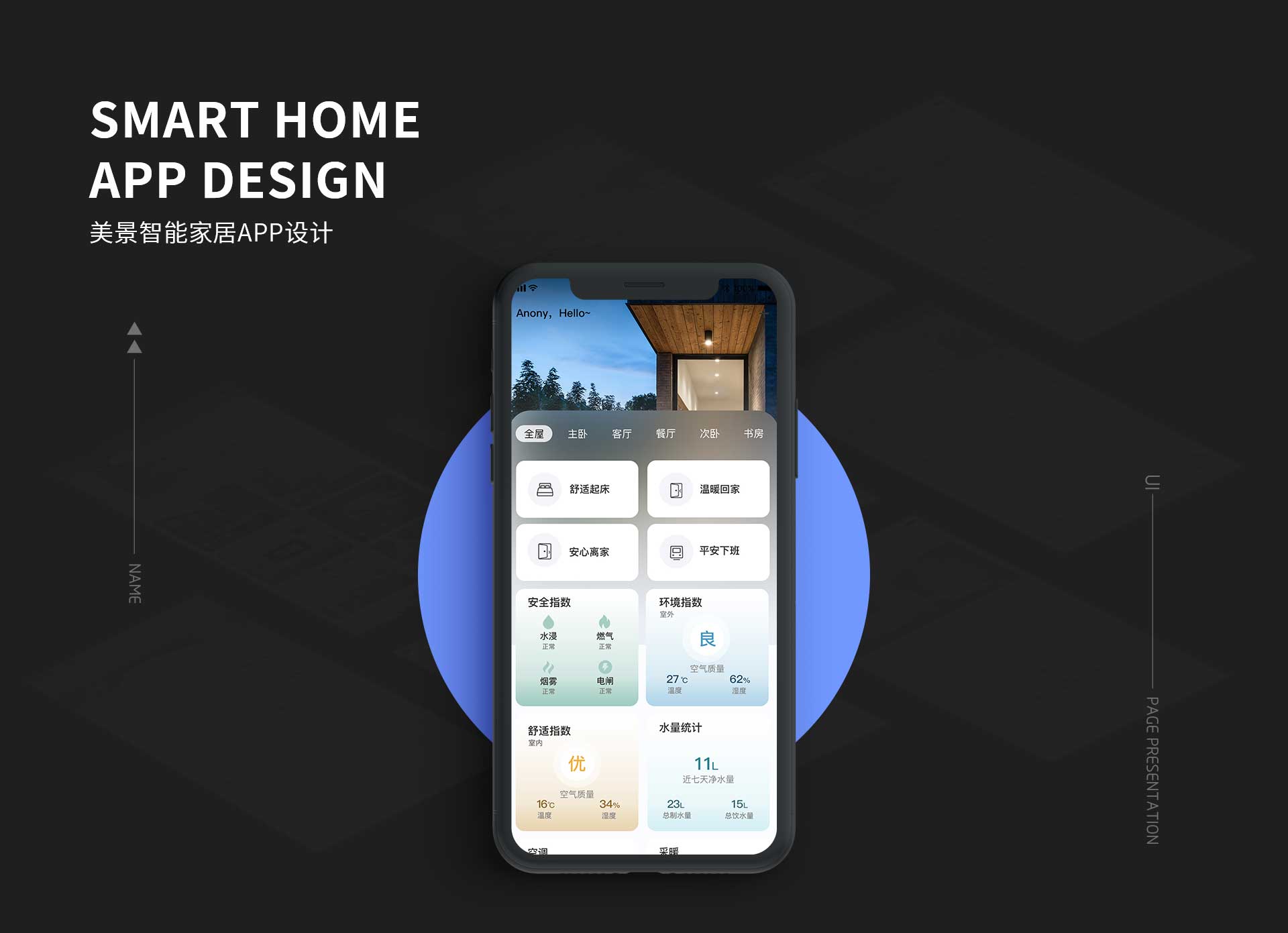 美景智能家居APP UI设计
