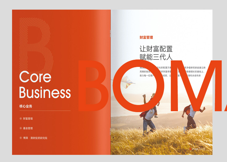 BOMAN澳大利亚金融集团画册设计