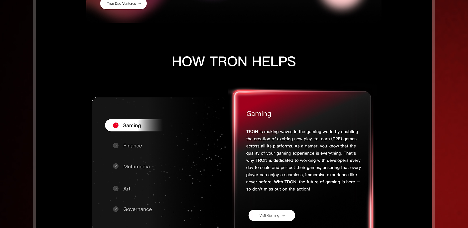 TRON DAO全球开放式区块链平台